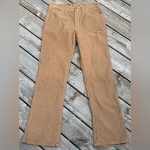 Vintage 80’s Lee Riders Men's Tan Corduroy Regular Fit Pants Jeans 34x32 EUC